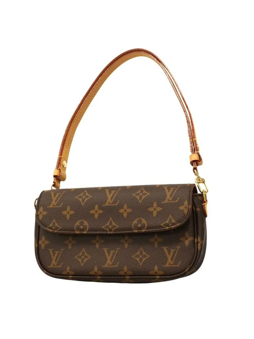 Louis Vuitton Shoulder Bag Monogram Wallet on Chain Ivy Brown